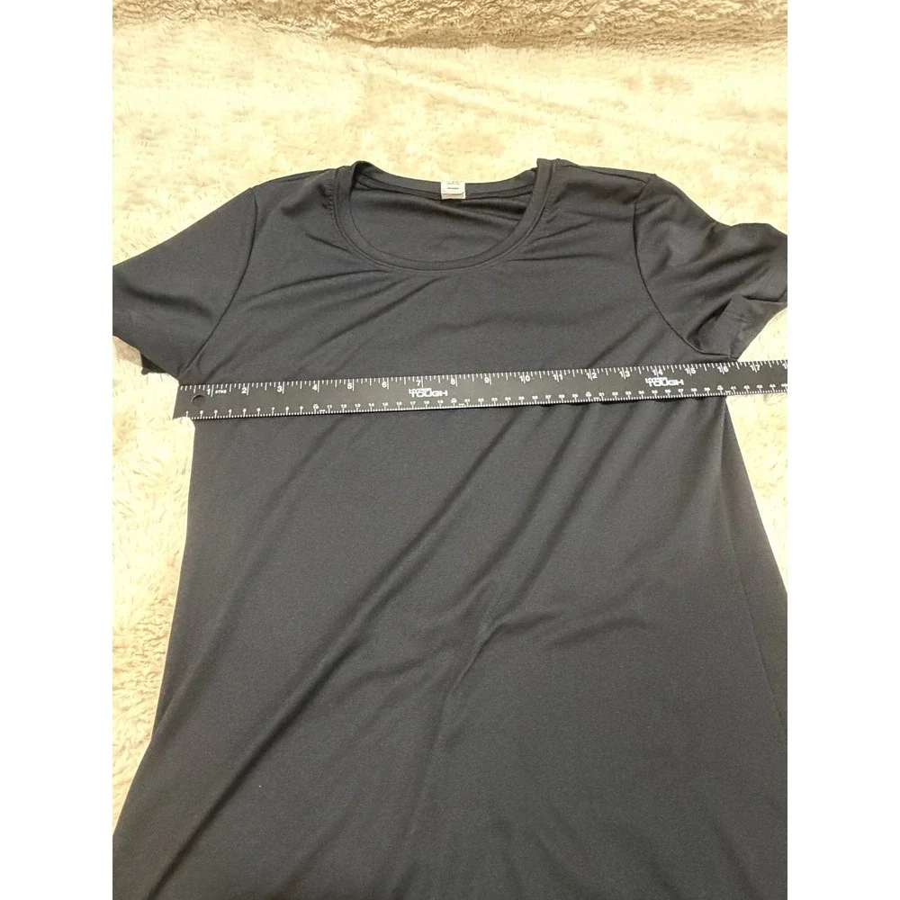 Vintage Alo Yoga Black Performance Short Sleeve Workout Tee Womens XS Crewneck